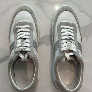 Stuart Weitzman white sneakers size 9